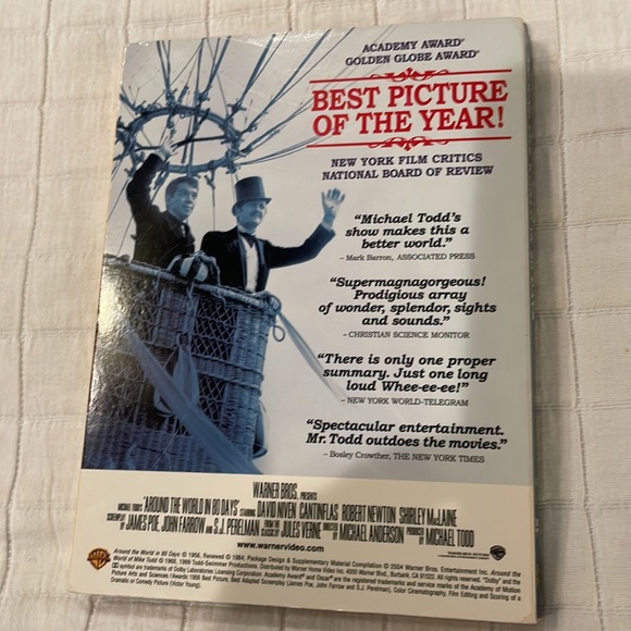 Around the world in 80 days 2 DVD set 2004 special edition winner Academy Awards - Picture 5 of 5